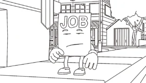 coloriage Job Job Job Sahur à imprimer pour enfant de 10 ans