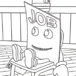 télécharger coloriage Job Job Job Sahur gratuit