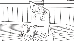télécharger coloriage Job Job Job Sahur gratuit
