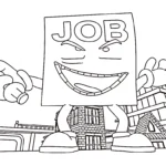 coloriage Job Job Job Sahur pour enfant de 7 ans