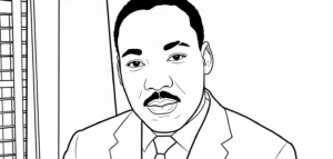 coloriage Martin Luther King en ligne