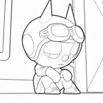 coloriage Miniforce pour enfants à imprimer