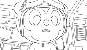coloriage Miniforce gratuit