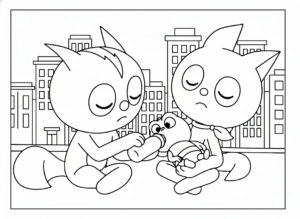 coloriage Miniforce gratuit