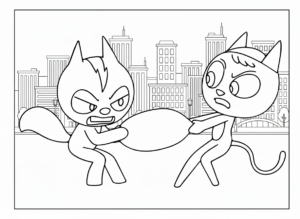 coloriage Miniforce et dessins