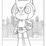 a imprimer coloriage Miniforce gratuit