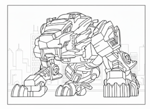 coloriage Miniforce d
