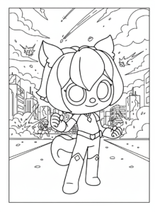 coloriage Miniforce d