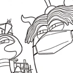 coloriage Miniforce et découpage à imprimer