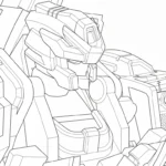 coloriage Miniforce pour enfant de à imprimer
