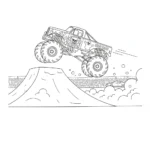coloriage Monster Jam a imprimer gratuit