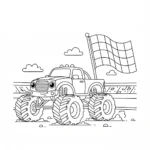 coloriage Monster Jam a imprimer gratuitement