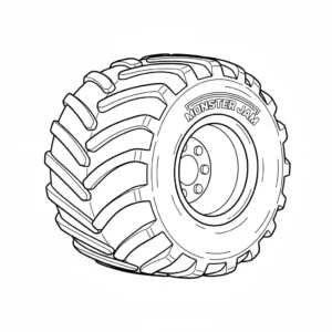 coloriage Monster Jam pour enfants à télécharger