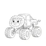 imprimer coloriage Monster Jam