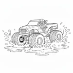 coloriage Monster Jam à imprimer