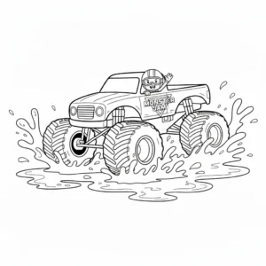 coloriage Monster Jam à imprimer