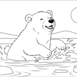 coloriage Ours updated pour bebe a imprimer