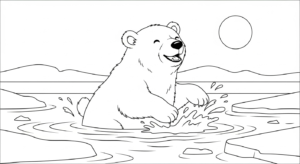 coloriage Ours updated pour bebe a imprimer