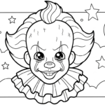 coloriage Pennywise updated gratuit a imprimer