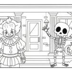 coloriage Pennywise updated à imprimer pdf gratuit