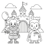 coloriage Pennywise updated gratuit pour enfants
