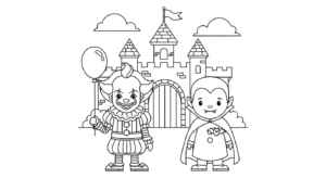 coloriage Pennywise updated gratuit pour enfants