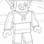 coloriage Sammy Roblox à imprimer pdf gratuit