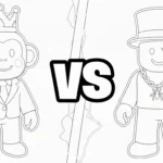 coloriage Sammy Roblox pour enfant à imprimer
