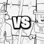 coloriage Sammy Roblox à imprimer gratuit