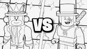 coloriage Sammy Roblox à imprimer gratuit
