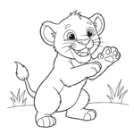 coloriage Savane updated à imprimer pdf