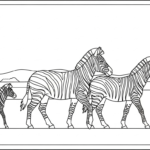 image de coloriage Savane updated pour enfant