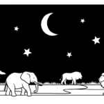 coloriage Savane updated à imprimer pour enfant de 9 ans