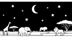 coloriage Savane updated à imprimer pour enfant de 9 ans