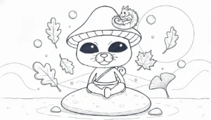 coloriage Smurf Cat gratuit a imprimer