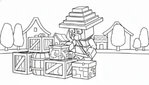 coloriage Smurf Cat pour enfant