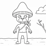 coloriage Smurf Cat à imprimer gratuitement