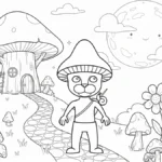 coloriage Smurf Cat d