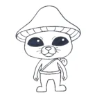coloriage Smurf Cat a colorier en ligne