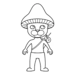 coloriage Smurf Cat pour enfants à imprimer