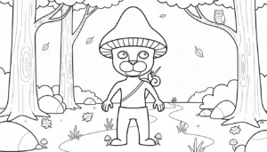 coloriage Smurf Cat à imprimer pour enfant de 8 ans