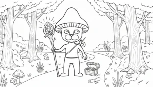 coloriage Smurf Cat gratuit pour enfants