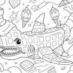 coloriage Squalanana à imprimer pour enfants