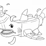 coloriage Squalanana à imprimer gratuitement