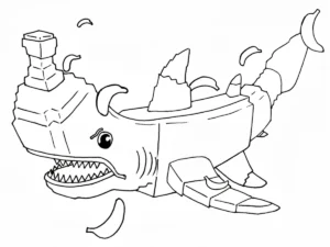 coloriage Squalanana à imprimer gratuitement