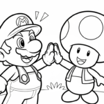 coloriage Toad updated pour enfant gratuit