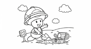 coloriage Toad updated et dessins