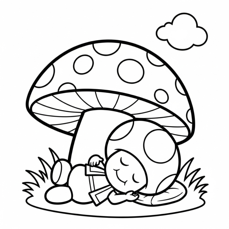 Tranh tô màu Toad