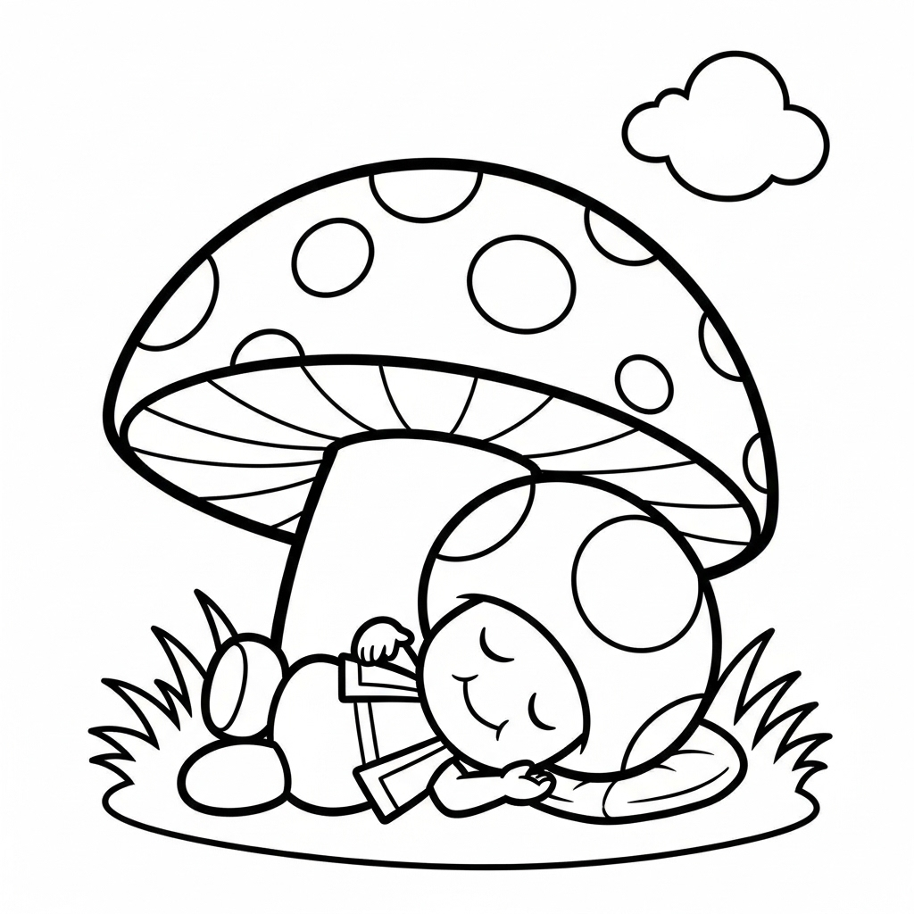 Tranh tô màu Toad