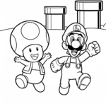 coloriage Toad updated pour enfants a imprimer
